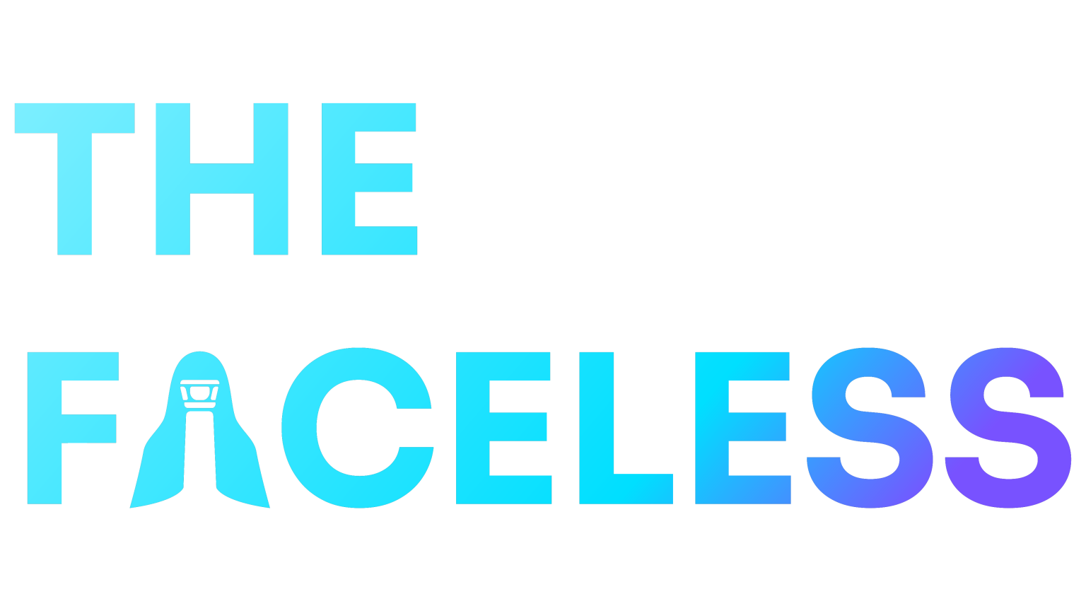 The Faceless full text logo