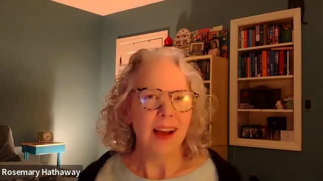 Dr. Rosemary Hathaway during a Portal Posse conversation